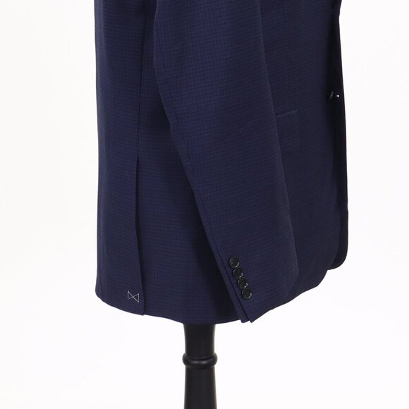 NEW Walter-Morton 42XL Navy Check 2-Button Sport Coat Blazer Jacket P134 - Picture 8 of 11